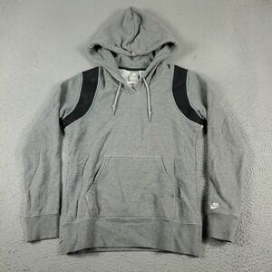 Nike Sweater Boys Medium Gray Casual Pullover Hoodie Sweatshirt Kids *